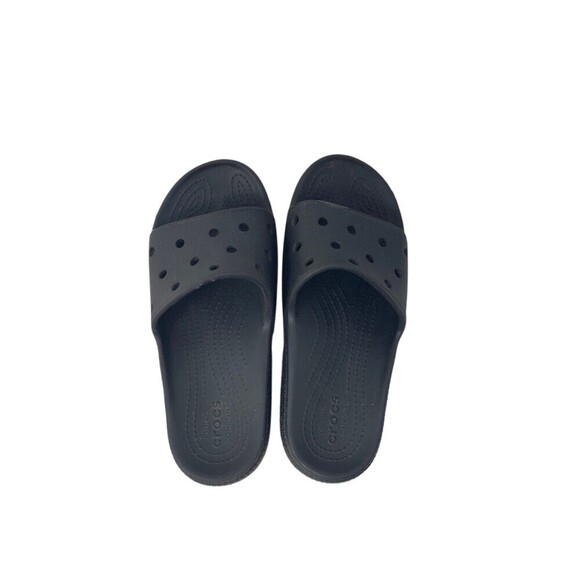 Crocs Slides Men\'s Size 7 Women\'s 9 Black Slip On Sandals Flats Coast main image 7